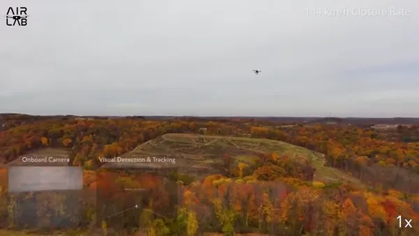 Aircraft flight tests demonstrate vision-based detection and collision avoidance.